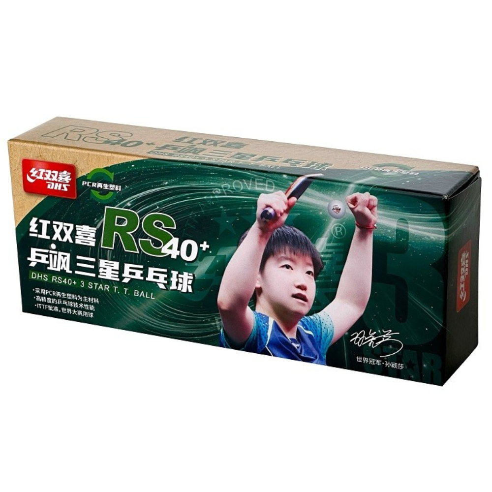 DHS RS40+ 3 Estrelas ITTF 10 Bolas